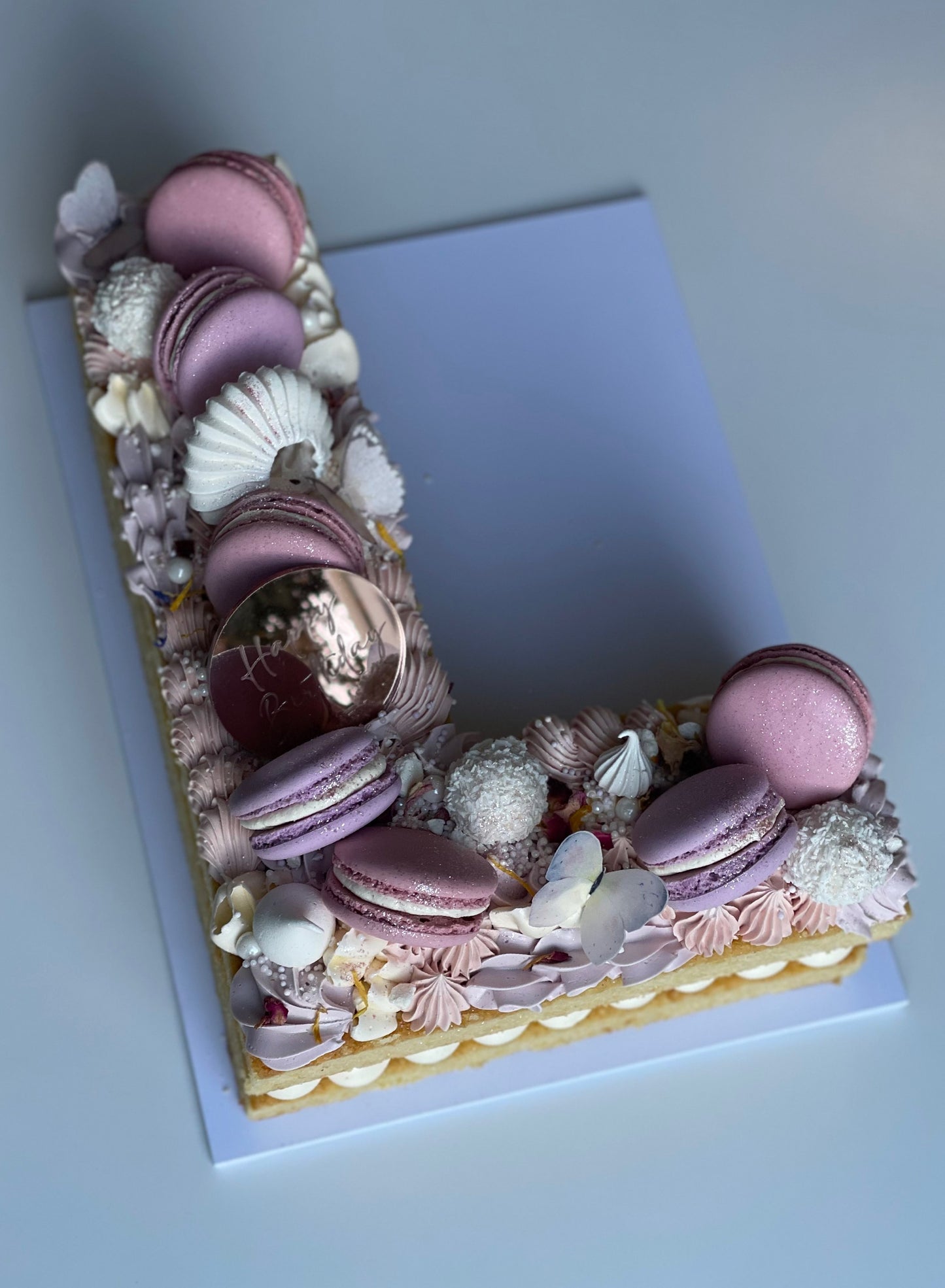 Number and letter cakes