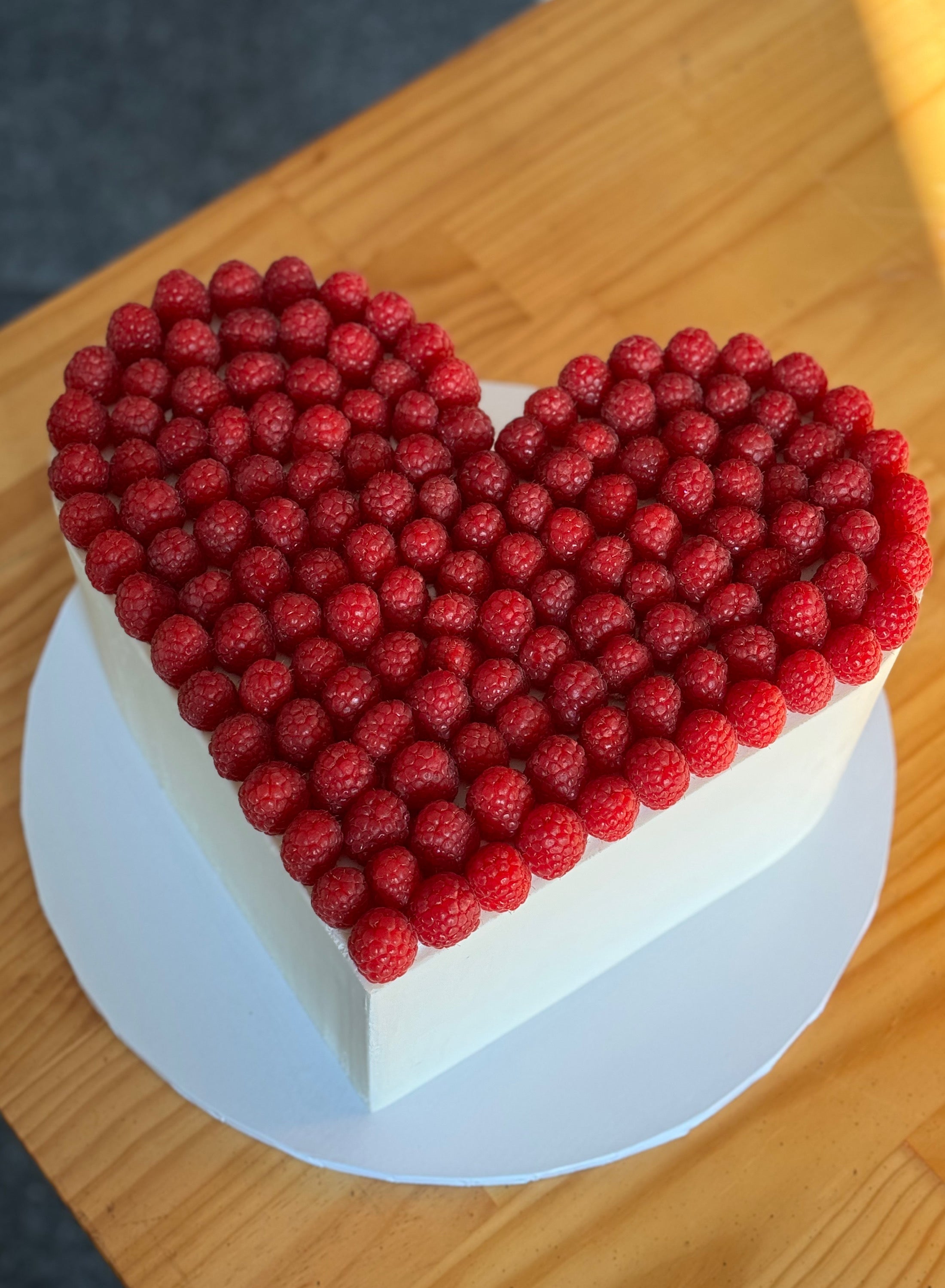 Raspberry Heart โ Bakes by Steph