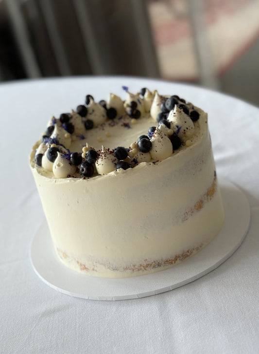 Lemon and blueberry