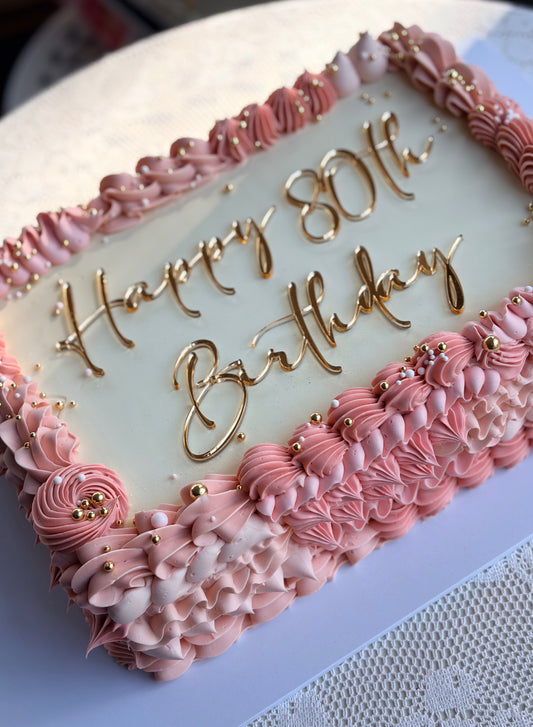 Slab cake - medium