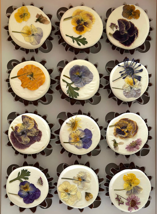 Pressed flowers