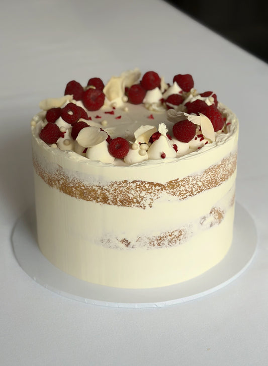 White chocolate and raspberry