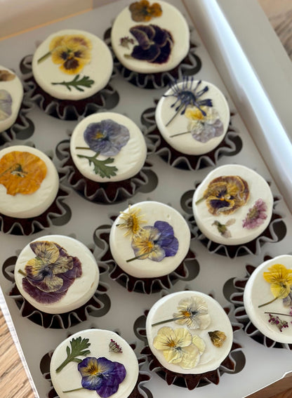 Pressed flowers